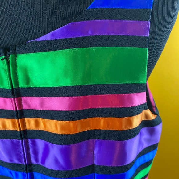 Maggy London Ribbon Striped Dress - Picture 8 of 13